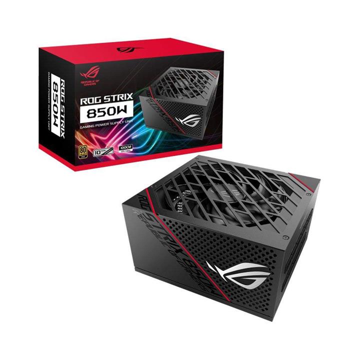 منبع تغذیه کامپیوتر ایسوس مدل 850 وات ROG STRIX 850G Asus ROG STRIX 850W 80 Plus Gold Power Supply